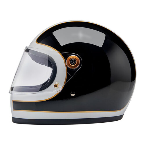 Biltwell Gringo S Tracker Helmet | Gloss White/ Black