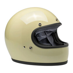 Casque Gringo Brillant Vintage Blanc | ECE R22.06