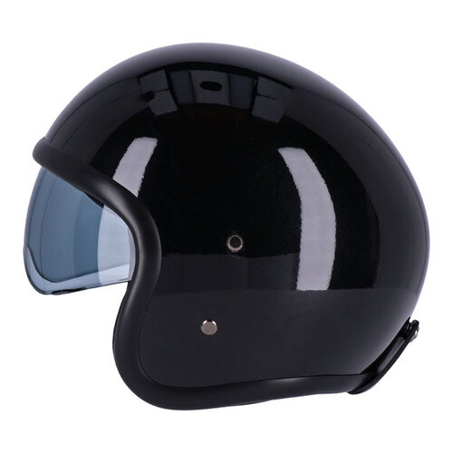 Roeg Helm Sundown Glans Zwart | ECE R22.06