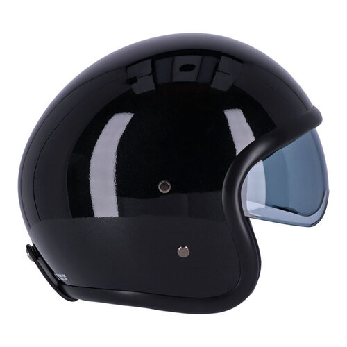 Roeg Helm Sundown Glans Zwart | ECE R22.06