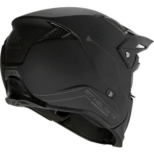 MT Helmets Helmet Streetfighter S SV | Matt Black