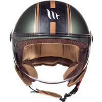 Casque Street Entire Mat| Vert/Marron
