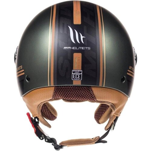 MT Helmets Helm Street Entire Matt | Grün/Braun