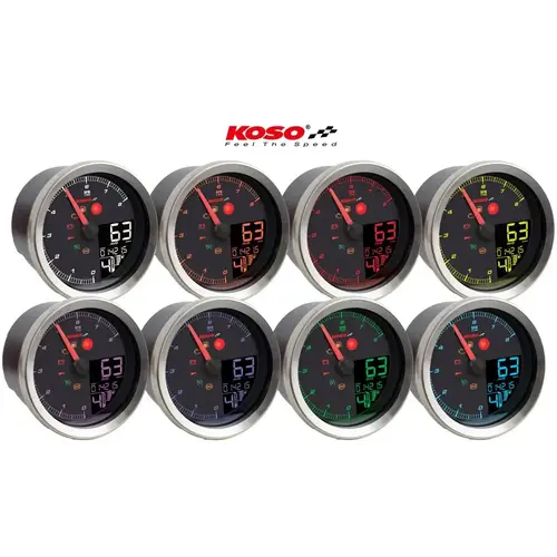 KOSO HD-01-04 Meter | XL-883, XL-1200, Dyna & Softail | Kies Model