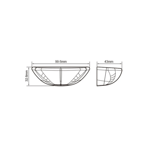 KOSO LED Rücklicht GT-03 mit Bremslicht | Rotes Glas oder Getönte Linse