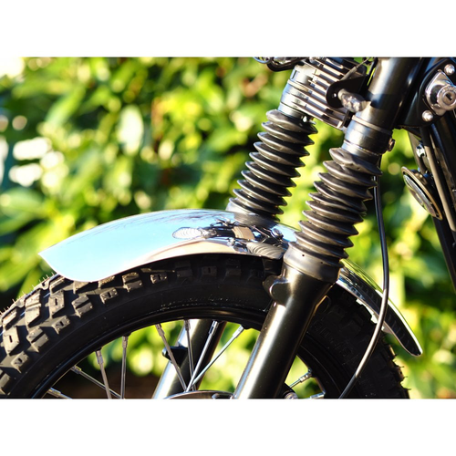 Motone Raceblade Front Mudguard/Fender | Polished Aluminium | LC Bikes