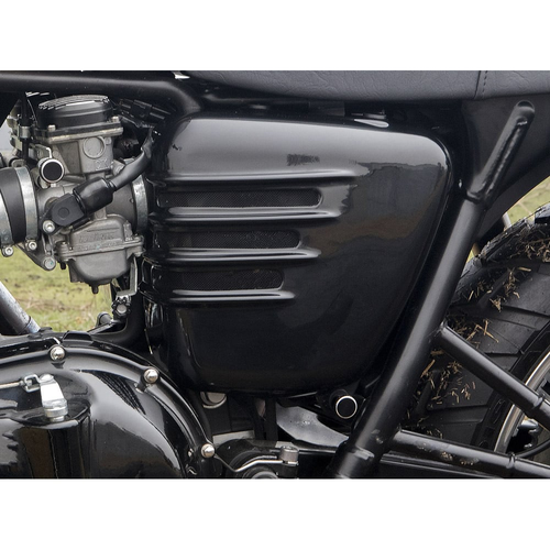 Motone Quick Release Aluminium Side Panel Bolts | Black / Polished