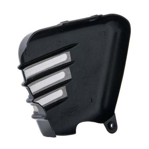 Motone Ribbed Side Panels LHS ONLY (Scrambler) | Gloss Black or Matte Black