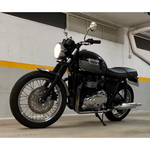 Motone Garde-Boue / Garde-Boue Avant Raceblade| Roues À Rayons | Aluminium Anodisé Noir