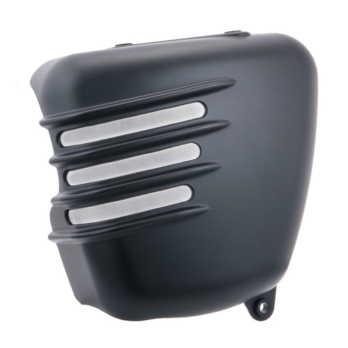 Motone Panneaux Latéraux Nervurés Lhs Uniquement (Scrambler) | Noir Brillant Ou Noir Mat