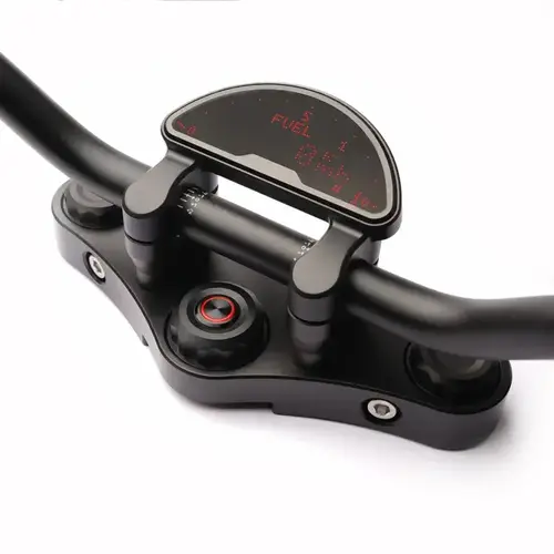 Rebelmoto BMW Zentralmutter mit Druckknopf für Twin-Shock und Monolever Modelle | R100 & R80 | Schwarz