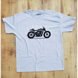 X Brusco Cafe Racer T|Shirt | Ash Grey