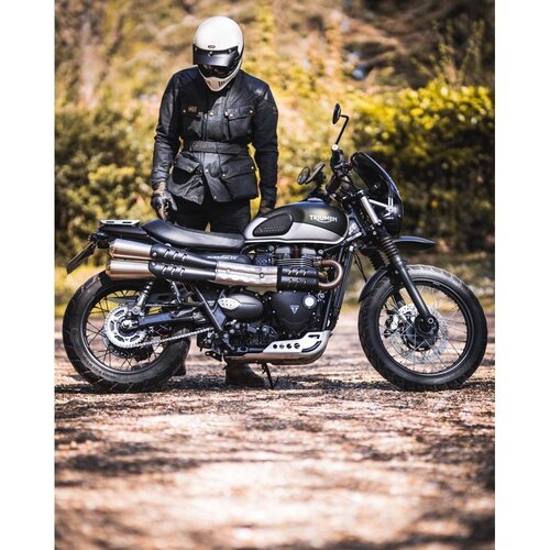 Motone Kit De Rangement Arrière Street Twin / Street Scrambler / T100 / T120 | Lecter Light Black Ou Cuda Light Black