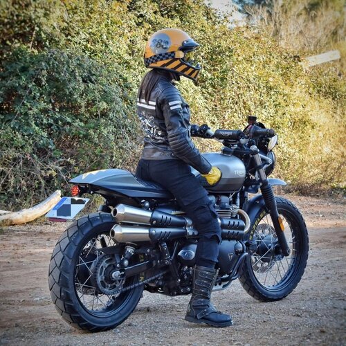 Motone Kit De Rangement Arrière Street Twin / Street Scrambler / T100 / T120 | Lecter Light Black Ou Cuda Light Black