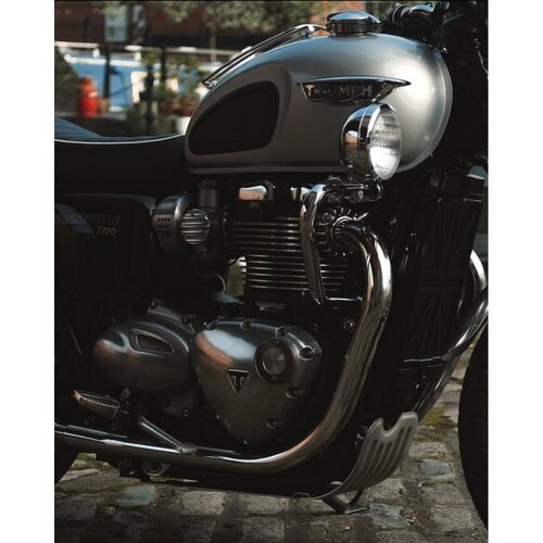 Motone Tps Carb/Throttle Body Cover | Pair | Ribbed / Finned | Polished