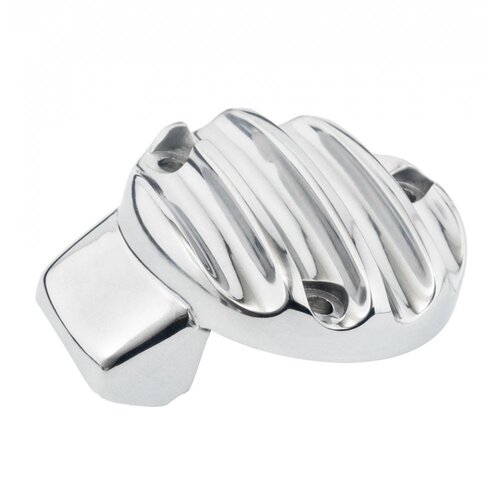 Motone Tps Carb/Couvercle Du Corps De Papillon | Paire | Nervuré/À Ailettes | Brillant