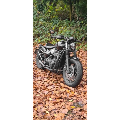 Motone Ventura | Bobber/Speedmaster | Panneaux Latéraux Nervurés | Noir Brillant Ou Noir Mat