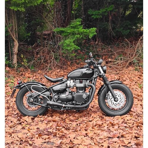 Motone Ventura | Bobber/Speedmaster | Panneaux Latéraux Nervurés | Noir Brillant Ou Noir Mat