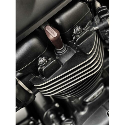 Motone Cylinder Stud Knuckles Caps | Polished or Black