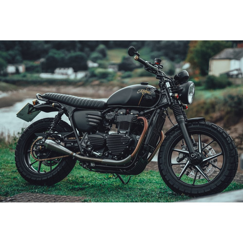 Motone Couvercle De Pignon Streamliner | Côtelé | Ailerons Noirs ou Polished | LC | Rue Twin/T100/T120