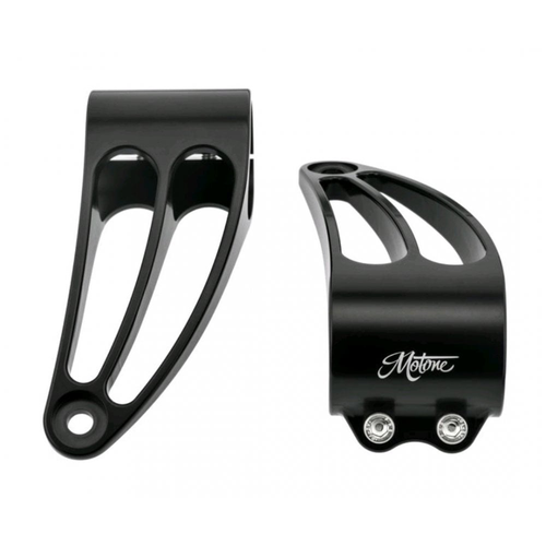 Motone Giger | Supports De Phares À Courte Portée 41 Mm | Noir