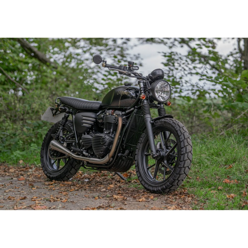 Motone The Viper- Low Profile Skinny Ribbed Seat | Black or Tobacco Brown