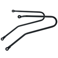 Speed Twin / Thruxton 1200 Koffer-/Bagagerails | Paar | Zwart of Gepolijst