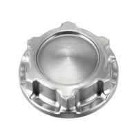 'The Godfather' Top Yoke / Steering Stem Titanium Nut | LC | Spun Metal Finish Or Black