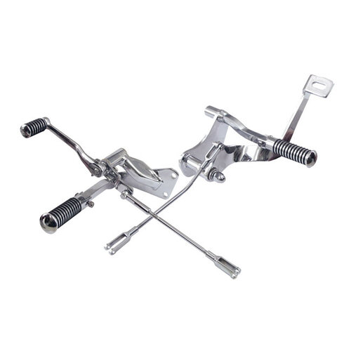 Kit De Commandes Avancées Evo Xl | Chevilles À Joint Torique | Chrome