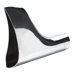 Universelle Slip-On-Fishtail-Spitze, Chrom