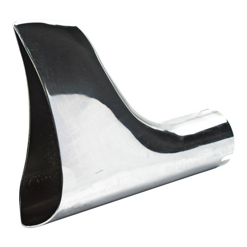 Universal Slip- On Fishtail Tip Chrome