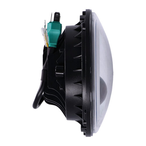 7-Zoll-Led-Scheinwerfer | Schwarz | Hell