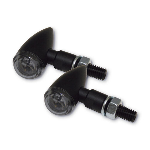 Clignotants Led Pb2 Noir | Lentille Fumée