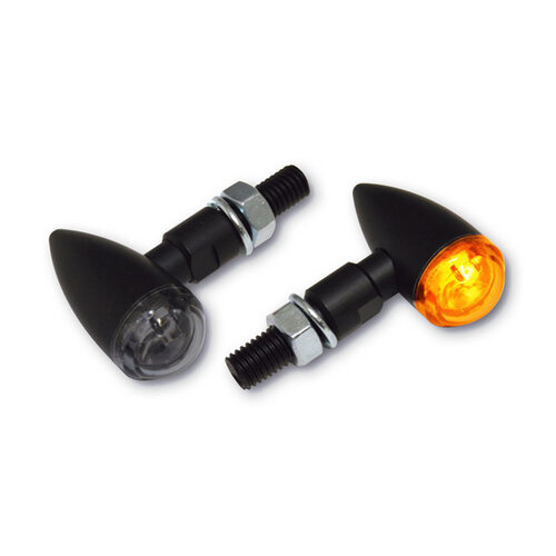 Pb2 Led Knipperlichten Zwart | Smoke Lens