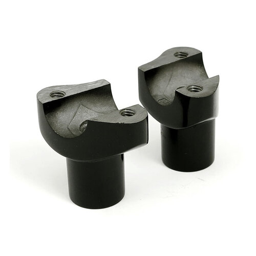 Lower Oem Style Riser Set | Threaded | Black