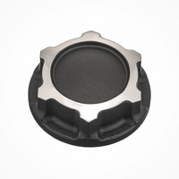 Té Supérieur « Le Parrain » / Écrou En Titane Pour Tige De Direction | CA | Finition En Métal Filé Ou Poli Contrasté Ou Noir