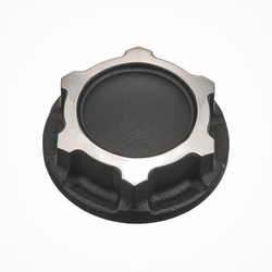 „Der Pate“ Obere Gabelbrücke/Lenkschaft-Titanmutter | AC | Gesponnenes Metallfinish Oder Kontrastpoliertes Oder Schwarzes Finish