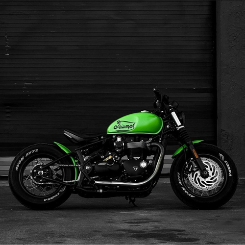 Motone Mayhem Shortys Slash|Geschnittene Auspuffrohre Für Bobber/Speedmaster | Gebürstet