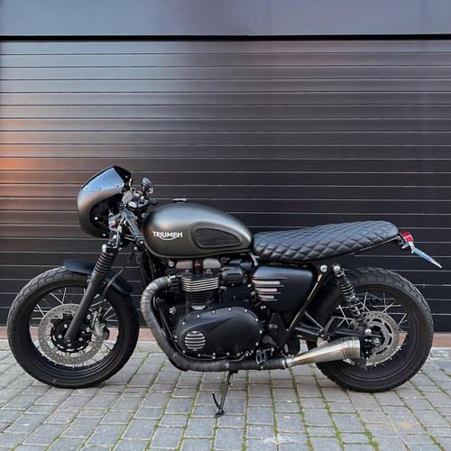 Motone The Blackadder | Low Profile Skinny Diamond Stitch Seat | Black