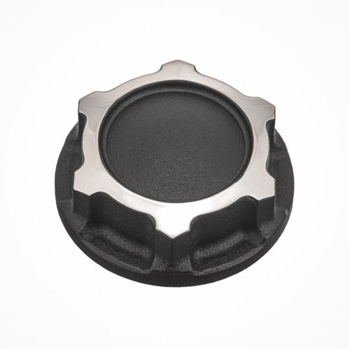 Motone Té Supérieur « Le Parrain » / Écrou En Titane Pour Tige De Direction | LC | Finition en Métal Filé ou Noir ou Poli Contrasté