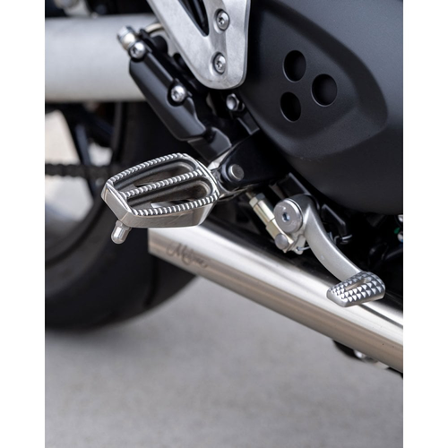 Motone Ranger Foot Pegs | Solo Set for Rider and Passenger | Polished