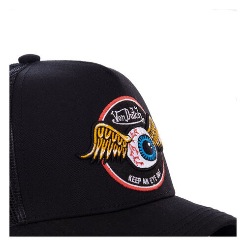 Von Dutch Trucker Cap Rag Black