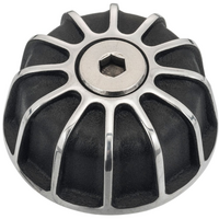 Gemini Bar End Finishers | Contrast Finish Or Black Or Contrast Shot/Polished