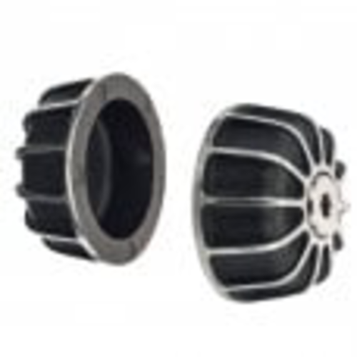 Motone Finisseurs D'Extrémité De Guidon Gemini | Finition Contrastée Ou Noire Ou Contrastée/Polie