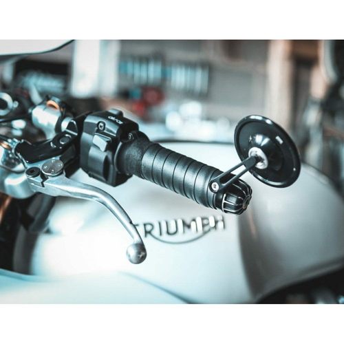 Motone Finisseurs D'Extrémité De Guidon Gemini | Finition Contrastée Ou Noire Ou Contrastée/Polie