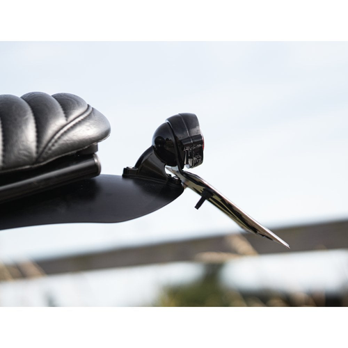 Motone Élevé | Garde-Boue Personnalisé Pré-Percé Pour Les Kits D'Éclairage De Montage Sur Garde-Boue | Anodisé Noir | LC