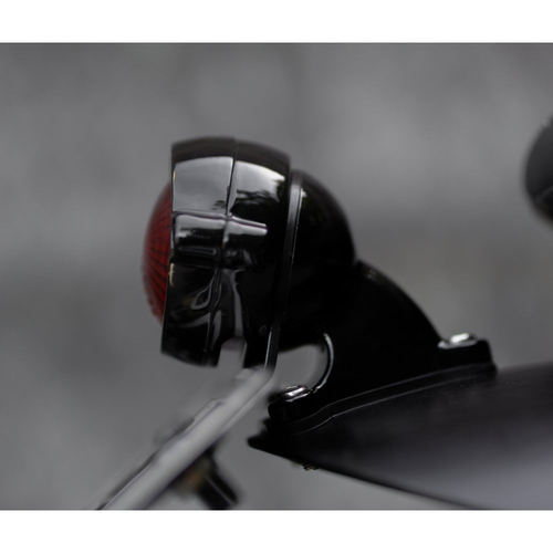 Motone Élevé | Garde-Boue Personnalisé Pré-Percé Pour Les Kits D'Éclairage De Montage Sur Garde-Boue | Anodisé Noir | LC