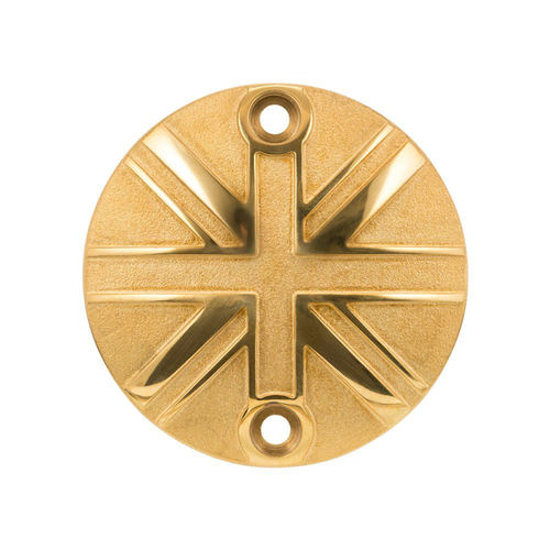 Motone Points ACG Cover / Badge | Union Jack | Solid Brass