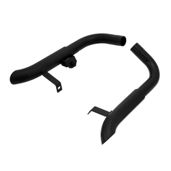 Mayhem Shortys Slash Cut Exhaust Pipes For Bobber / Speedmaster | Black