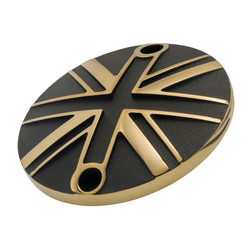 Clutch (LHS)Cover / Badge | Union Jack | 2 Tone